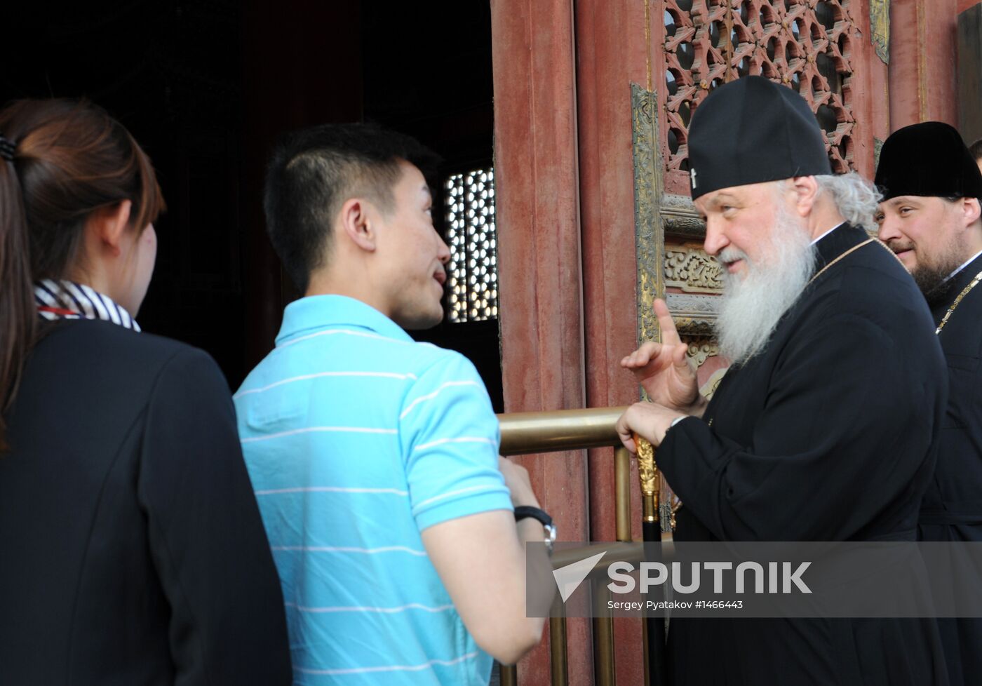 Patriarch Kirill visits Great Chinese Wall