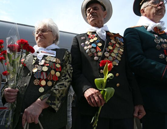 Memory Train traveling from Kaliningrad to Vladivostok