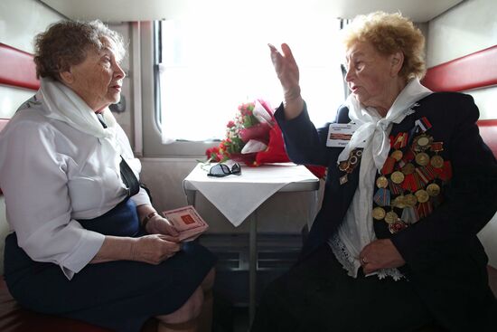 Memory Train traveling from Kaliningrad to Vladivostok