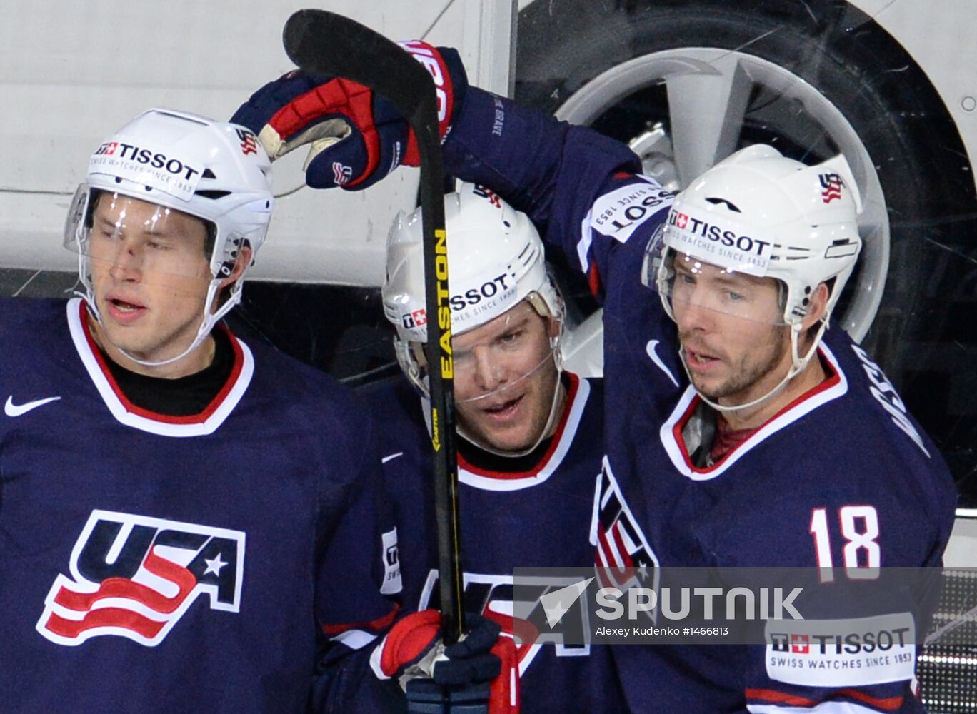 Ice Hockey World Championship. United States vs. Germany