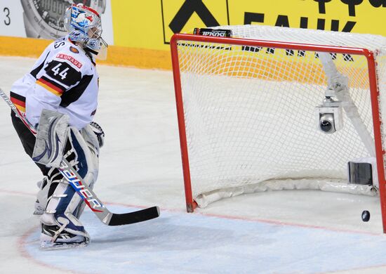 Ice Hockey World Championship. United States vs. Germany