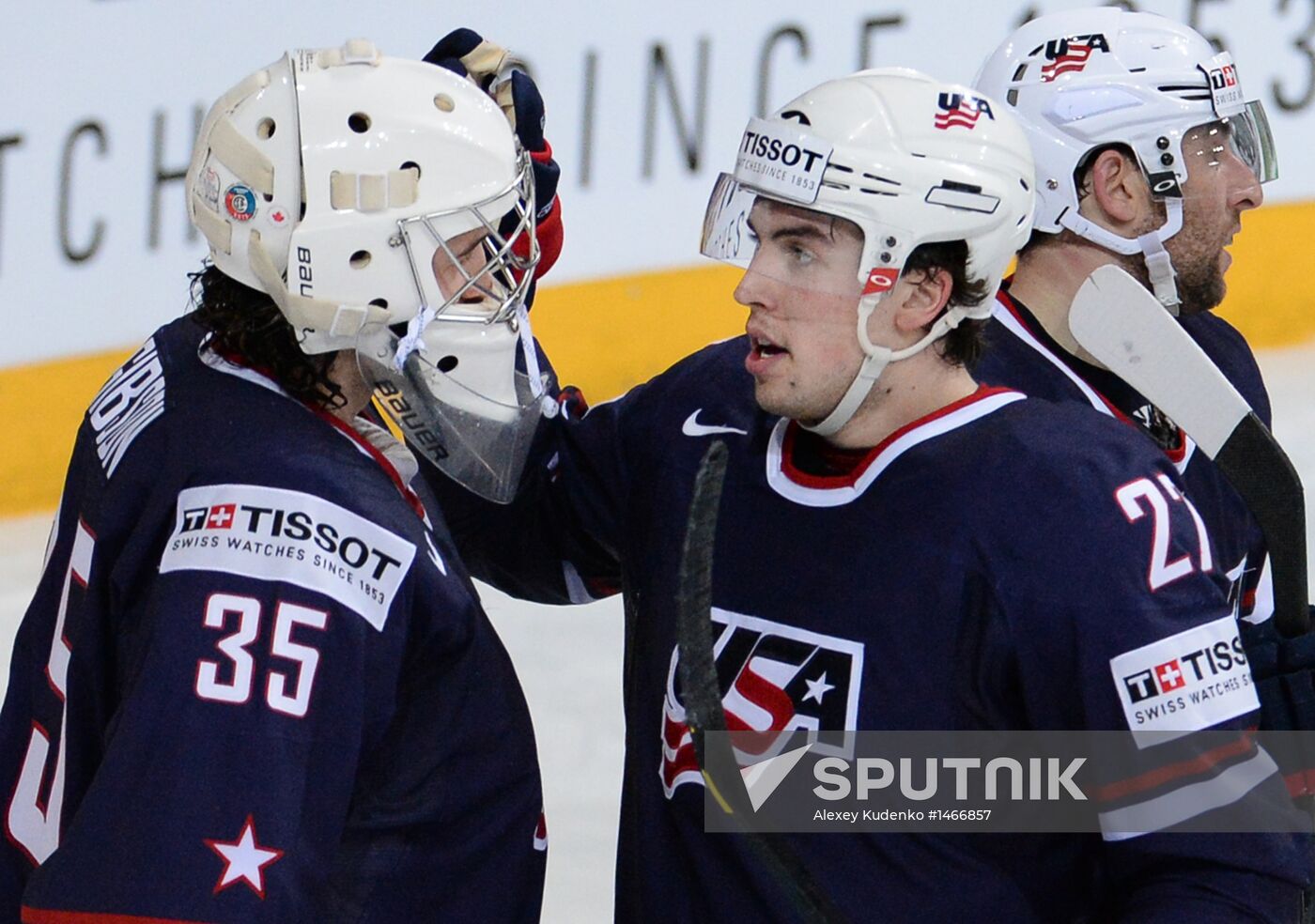 Ice Hockey World Championship. United States vs. Germany