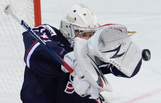 Ice Hockey World Championship. United States vs. Germany