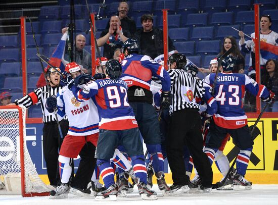 2013 IIHF Ice Hockey World Championship. Slovakia vs. Russia