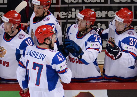 2013 IIHF Ice Hockey World Championship. Slovakia vs. Russia