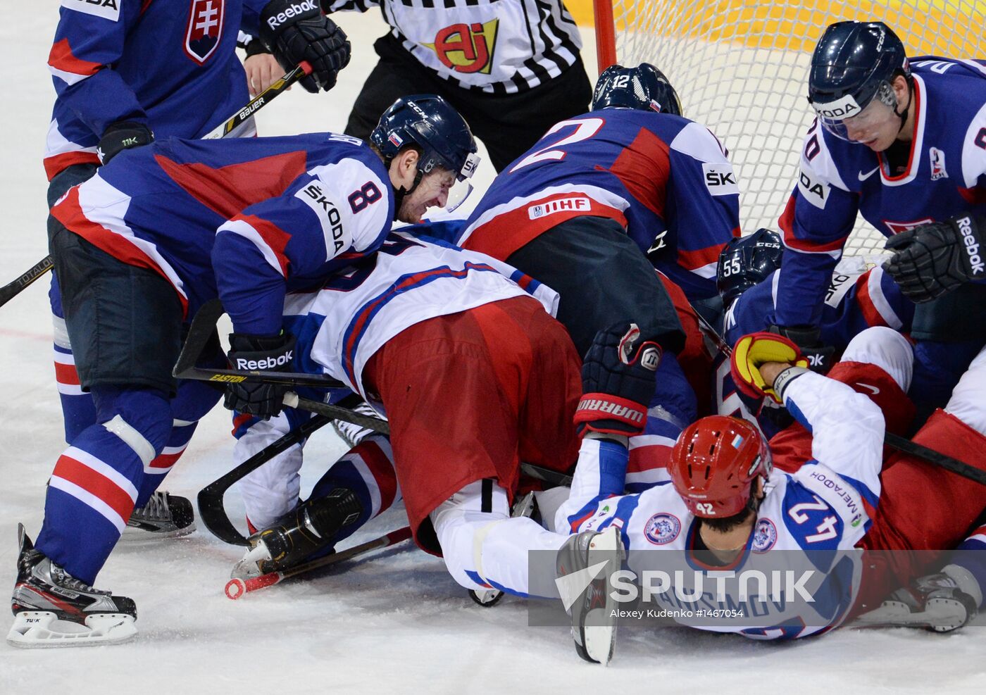 2013 IIHF Ice Hockey World Championship. Slovakia vs. Russia