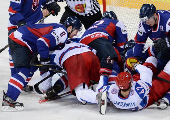 2013 IIHF Ice Hockey World Championship. Slovakia vs. Russia