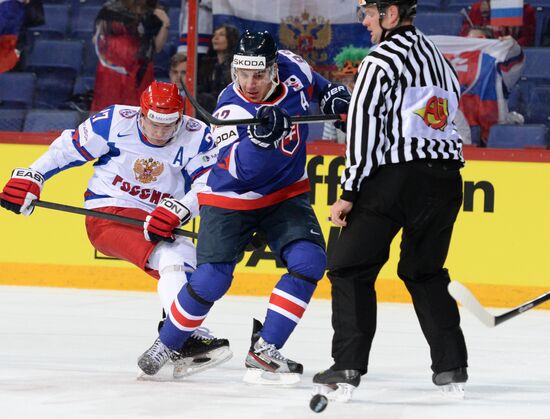 2013 IIHF Ice Hockey World Championship. Slovakia vs. Russia