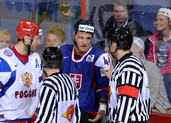2013 IIHF Ice Hockey World Championship. Slovakia vs. Russia