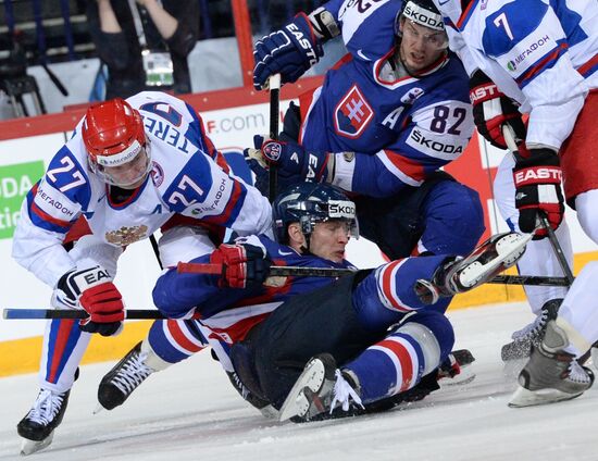 2013 IIHF Ice Hockey World Championship. Slovakia vs. Russia