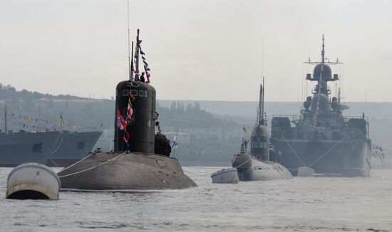 Celebration of 230th anniversary of Russian Black Sea Fleet