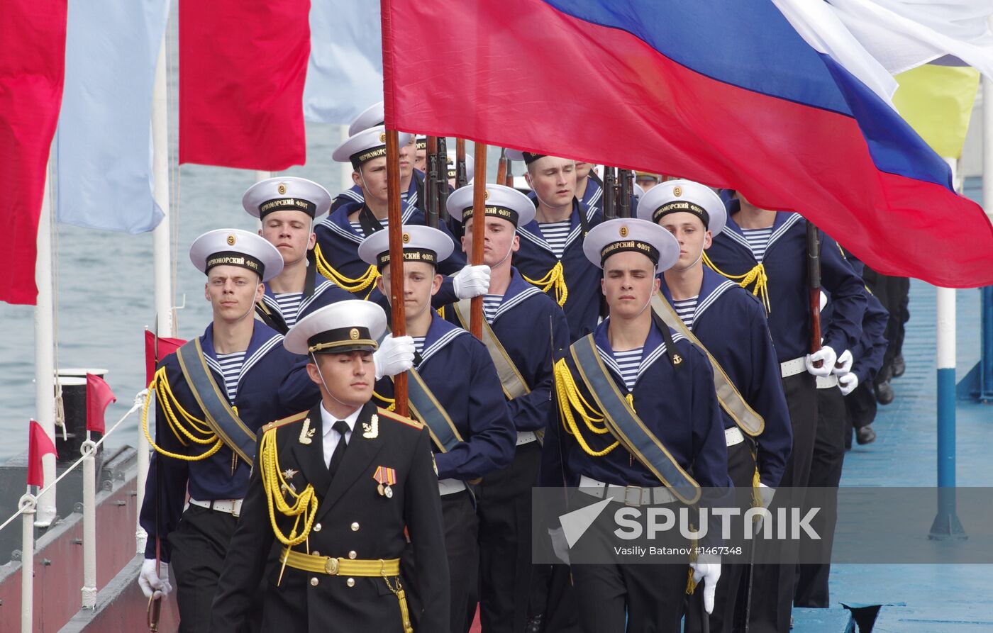 Celebration of 230th anniversary of Russian Black Sea Fleet