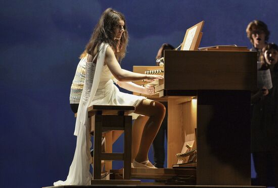 Rehearsal for Bolshoi Theatre organ presentation concert