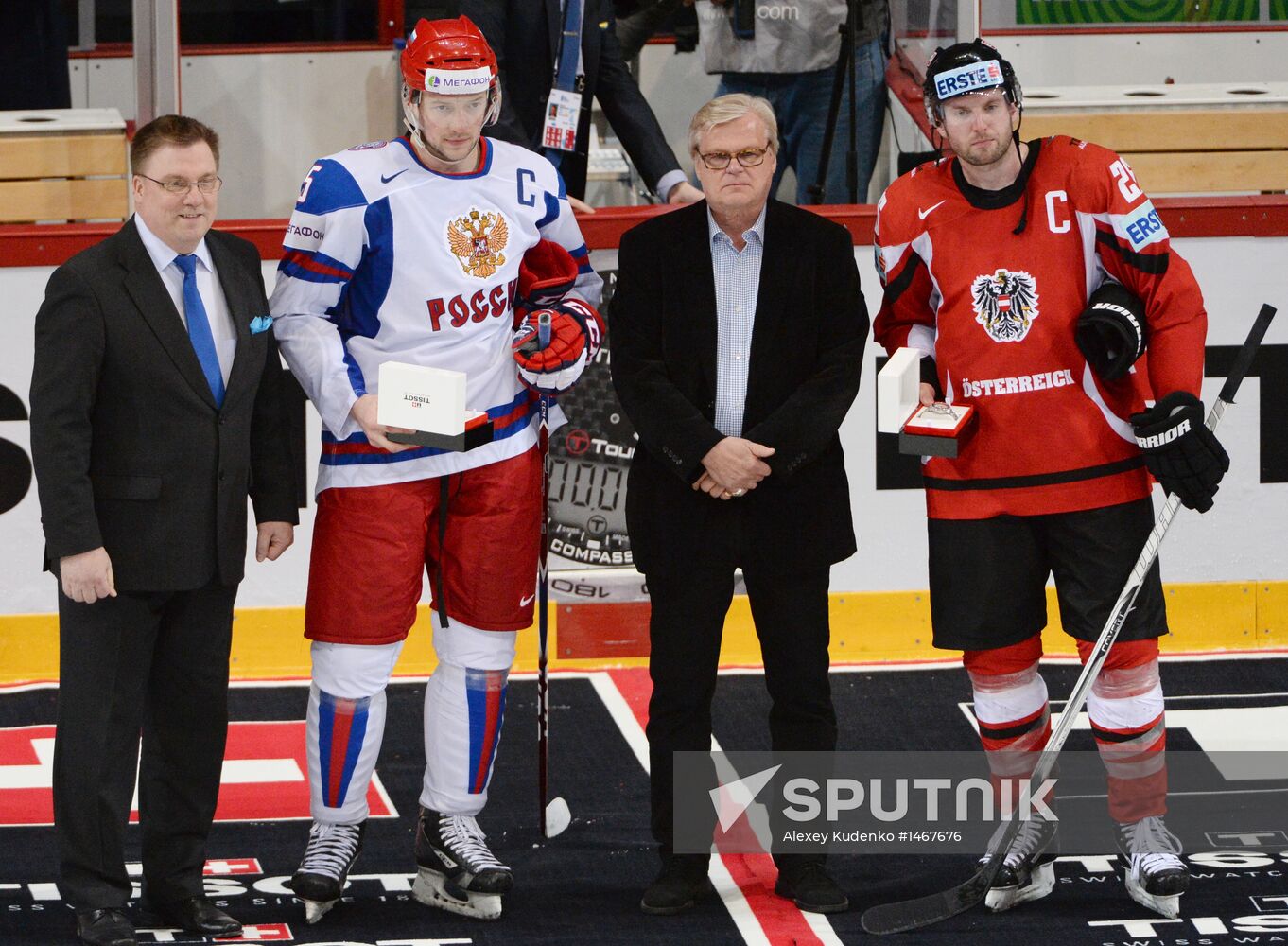 2013 IIHF Ice Hockey World Championship. Austria vs. Russia