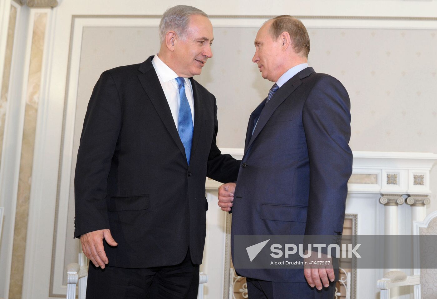 Vladimir Putin meets with Benjamin Netanyahu in Sochi