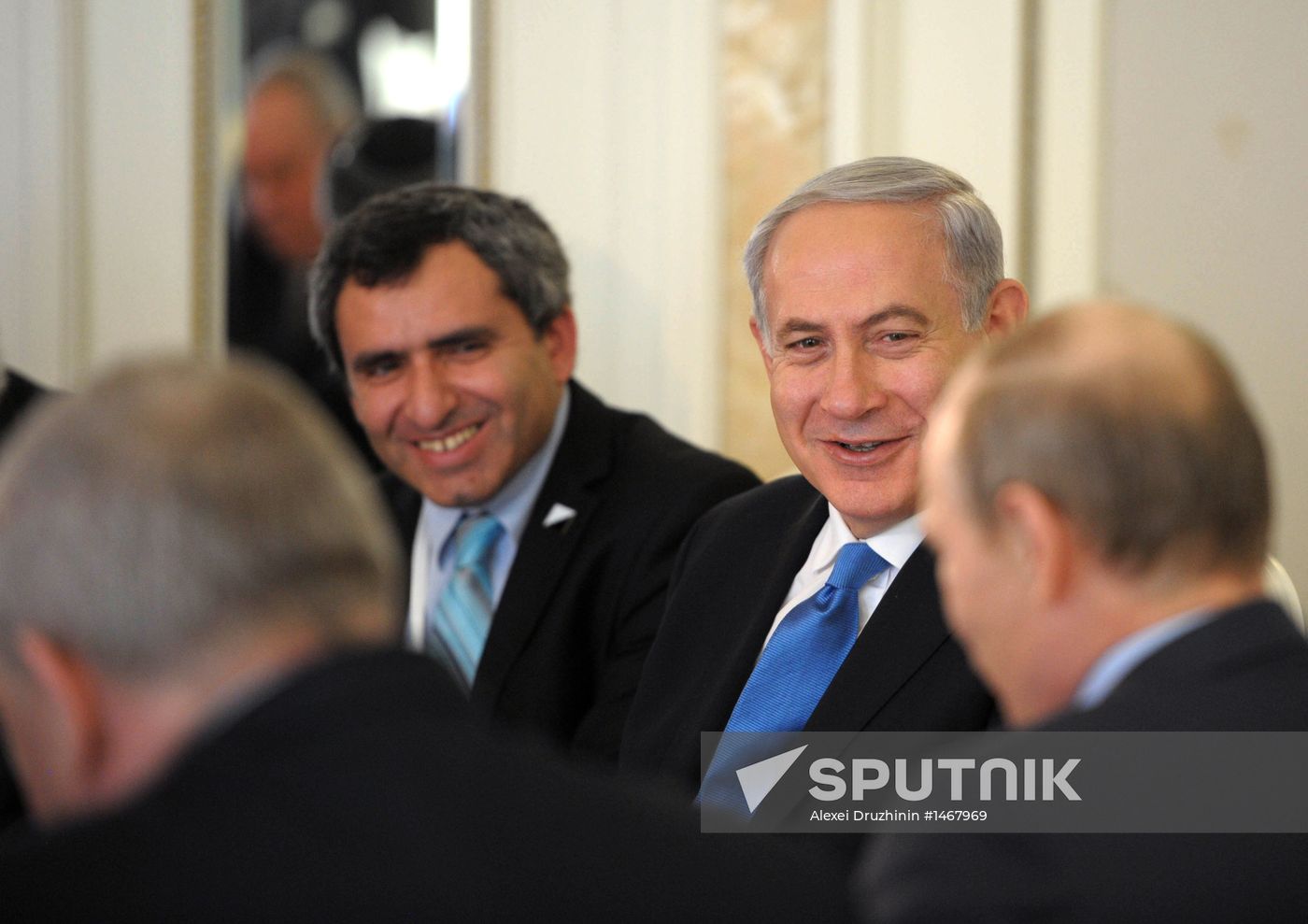 Vladimir Putin meets with Benjamin Netanyahu in Sochi