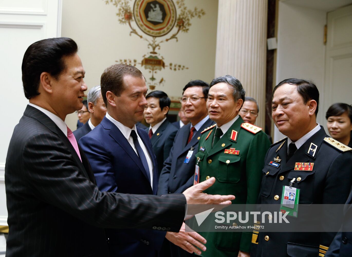 Dmitry Mevedev has talks with Nguyen Tan Dung