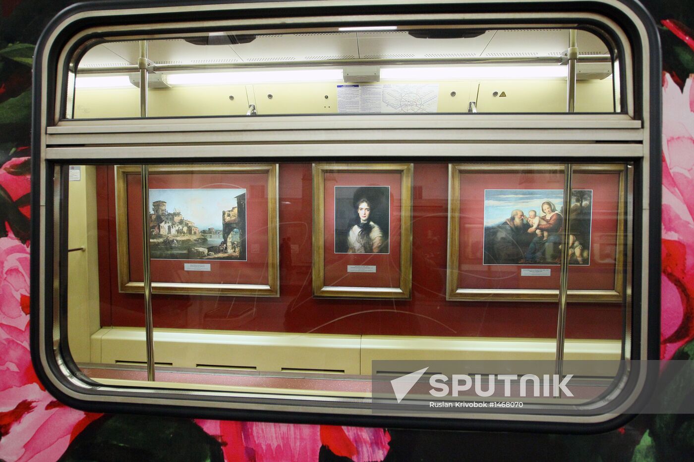 Presentation of new exposition of Watercolor train