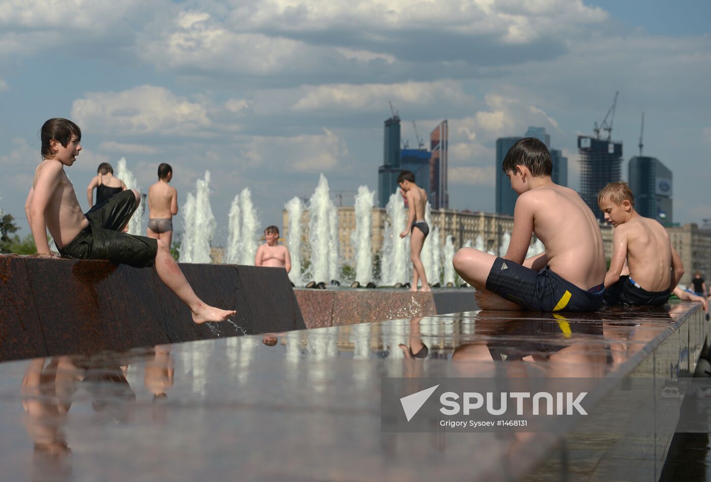 Record heat in Moscow