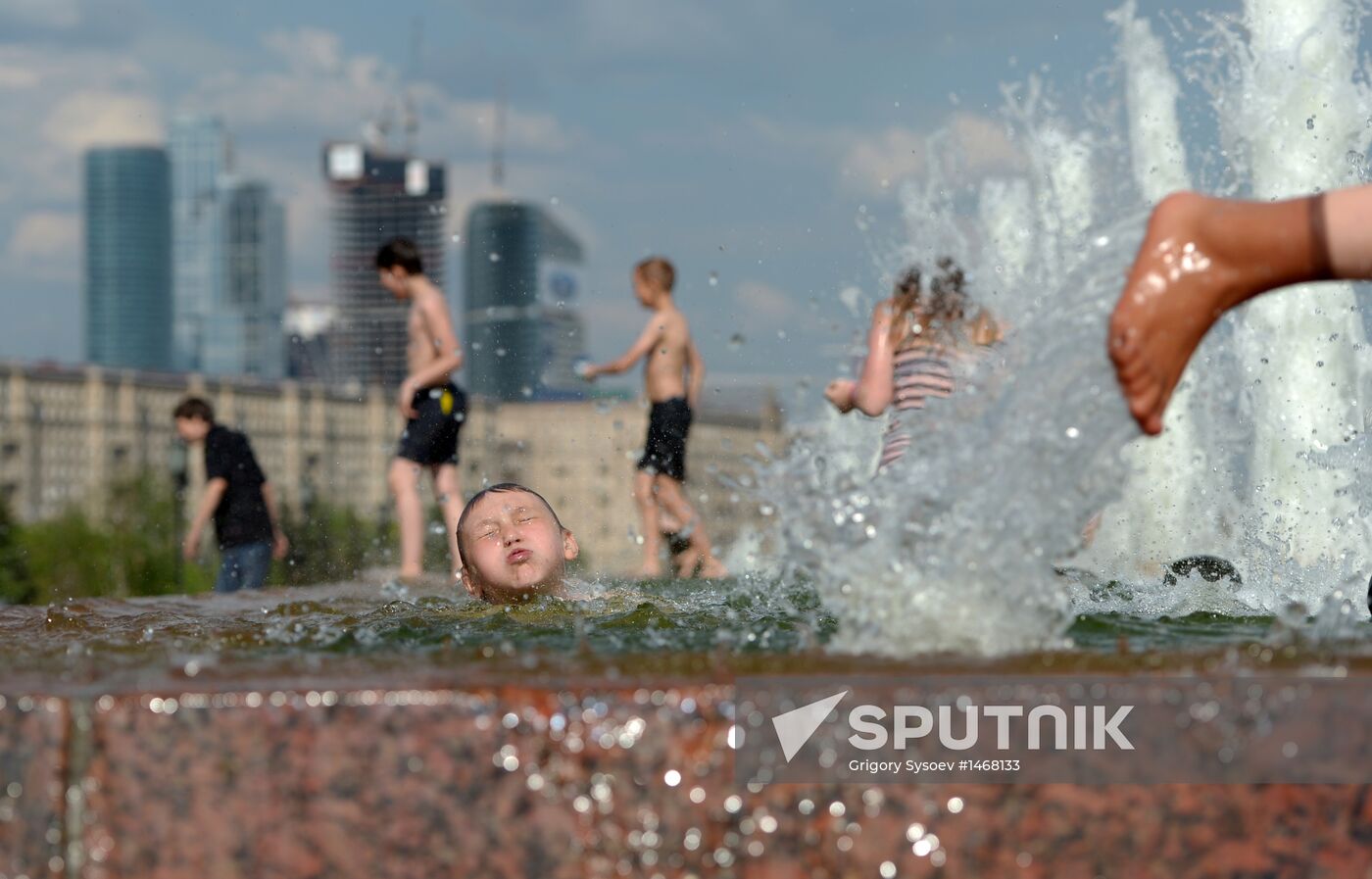 Record heat in Moscow