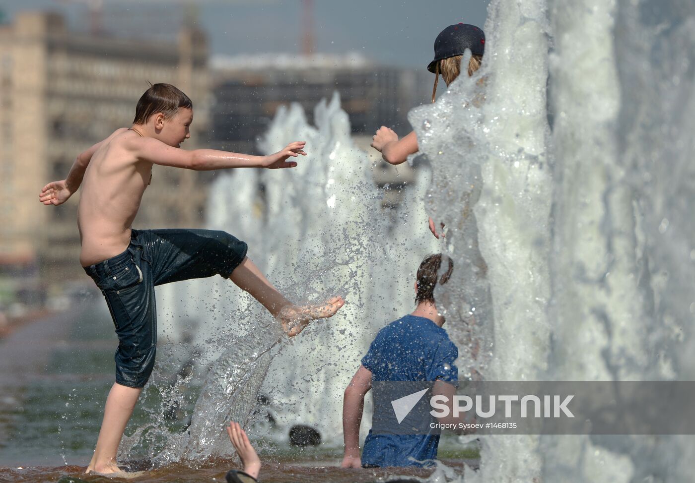 Record heat in Moscow