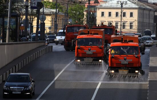 Record heat in Moscow