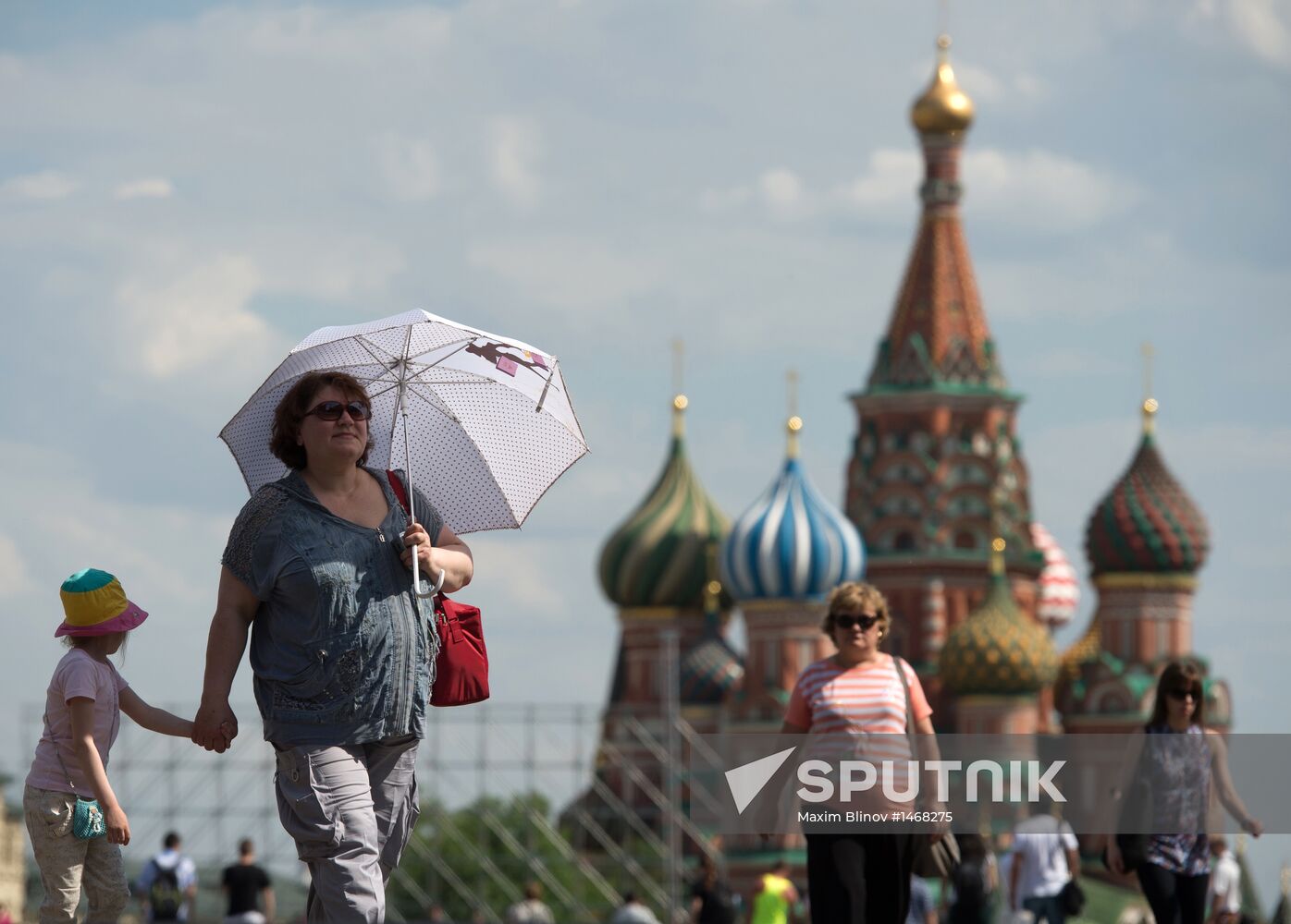 Record heat in Moscow