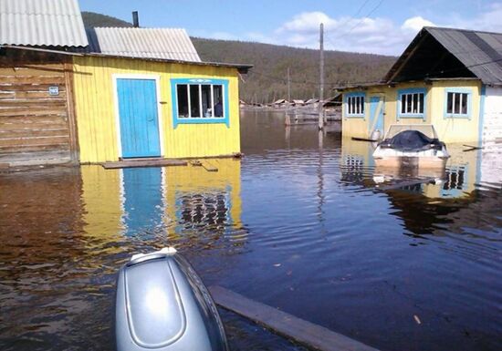 Spring flooding in Yakutia