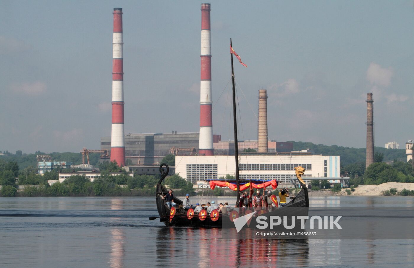 Presentation of Prince Vladimir reconstructed boat