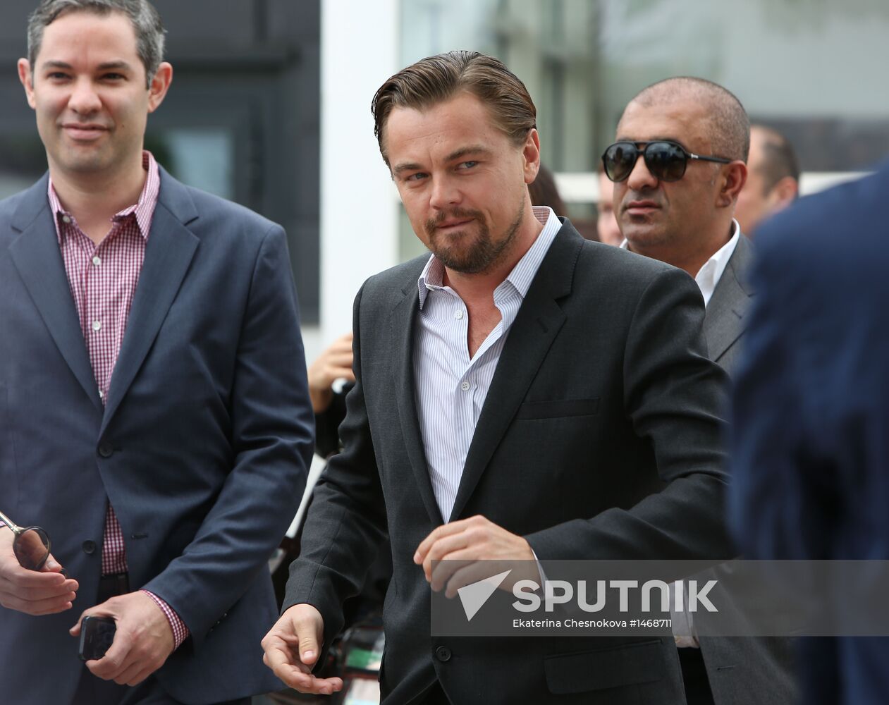 Photo call for actors in film The Great Gatsby in Cannes