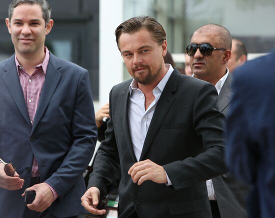 Photo call for actors in film The Great Gatsby in Cannes