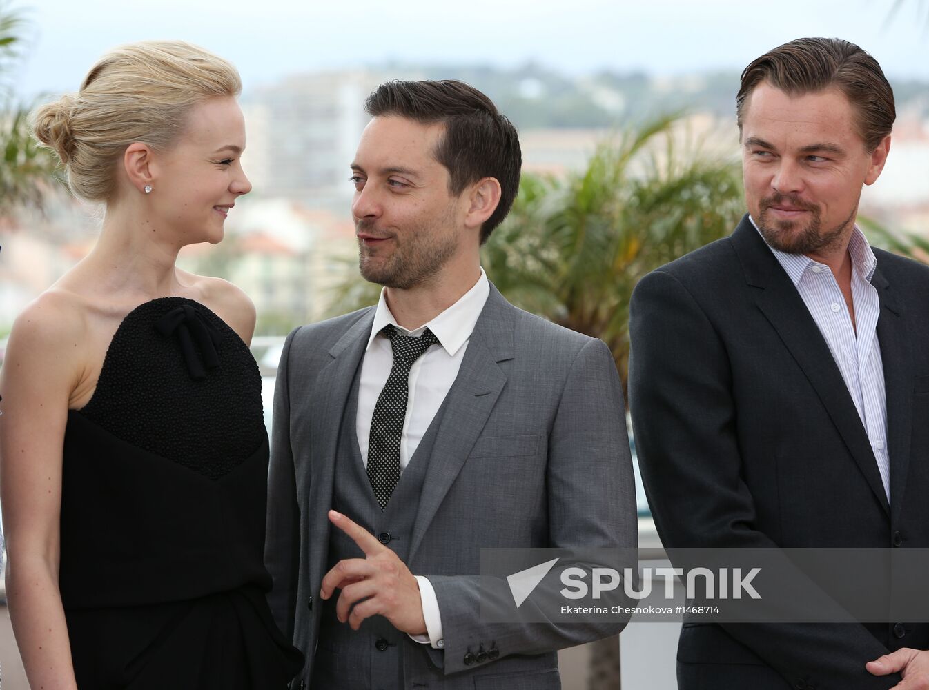 Photo call for actors in film The Great Gatsby in Cannes