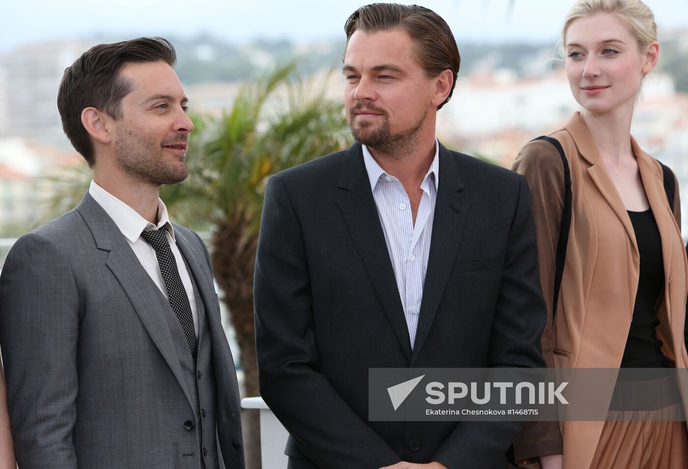 Photo call for actors in film The Great Gatsby in Cannes