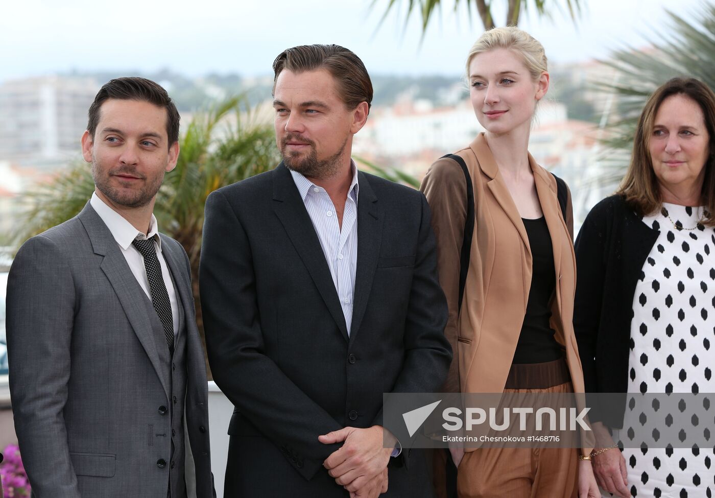 Photo call for actors in film The Great Gatsby in Cannes
