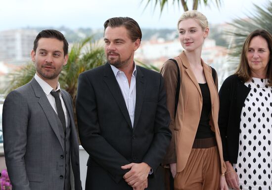Photo call for actors in film The Great Gatsby in Cannes