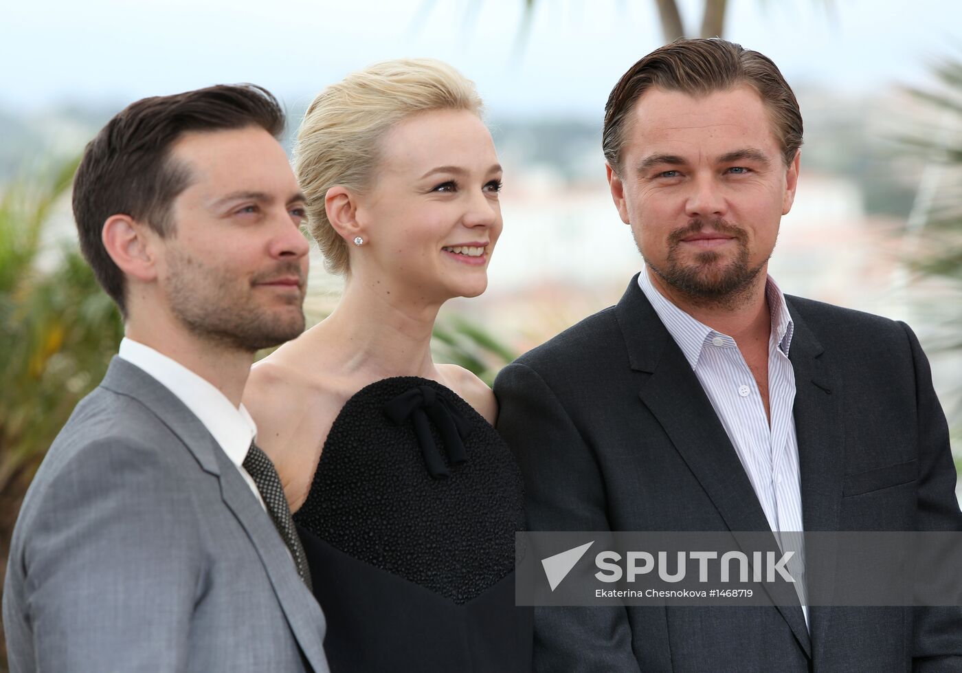 Photo call for actors in film The Great Gatsby in Cannes