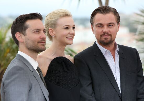 Photo call for actors in film The Great Gatsby in Cannes