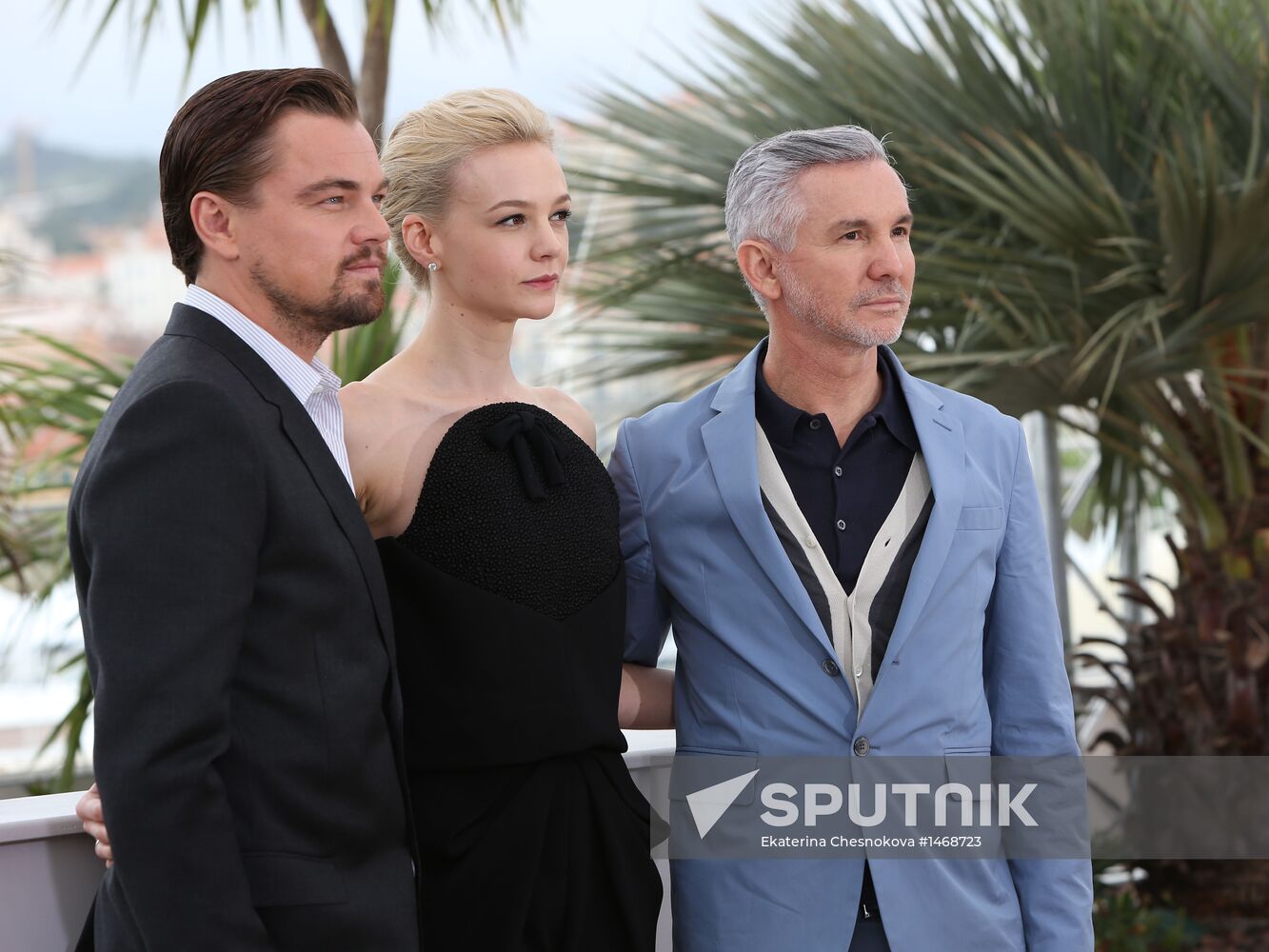 Photo call for actors in film The Great Gatsby in Cannes