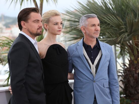Photo call for actors in film The Great Gatsby in Cannes