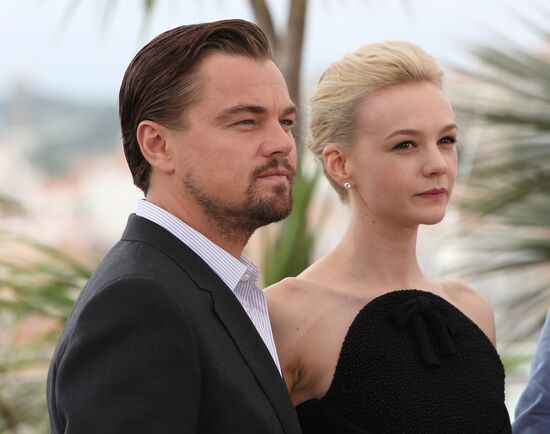 Photo call for actors in film The Great Gatsby in Cannes