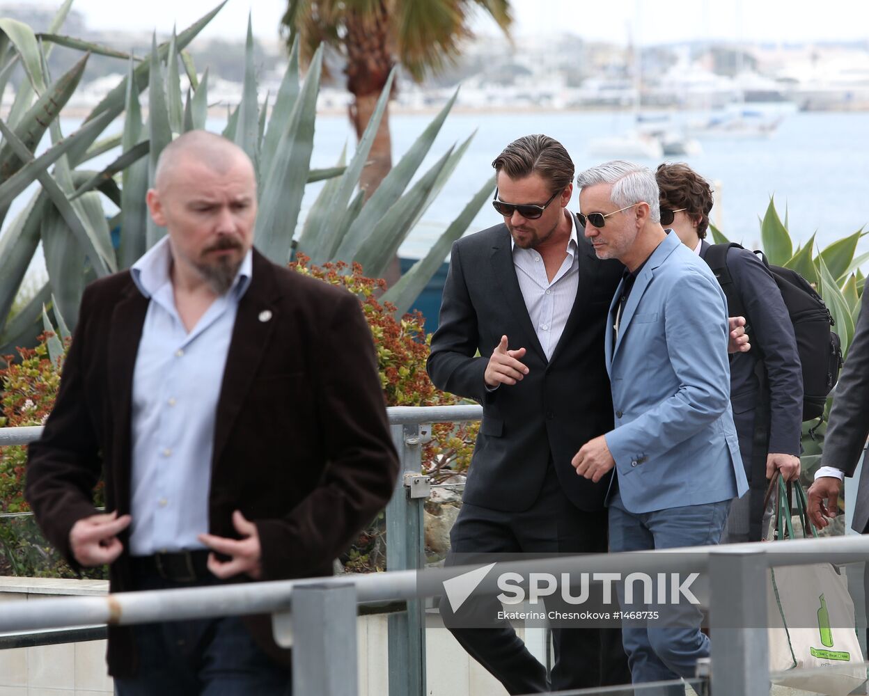 Photo call for actors in film The Great Gatsby in Cannes