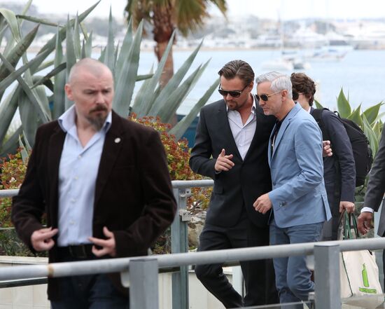 Photo call for actors in film The Great Gatsby in Cannes