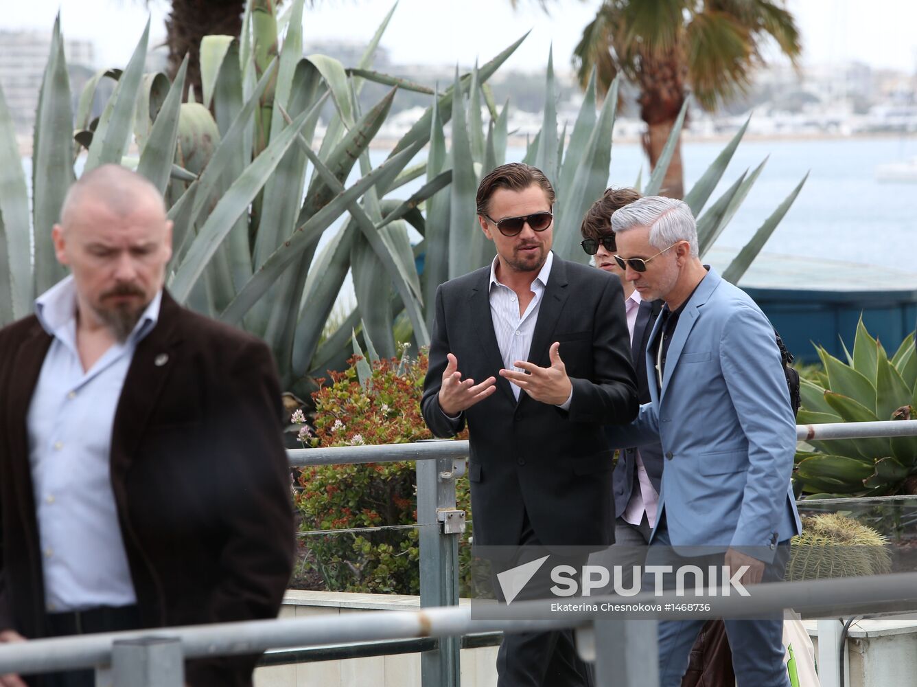 Photo call for actors in film The Great Gatsby in Cannes