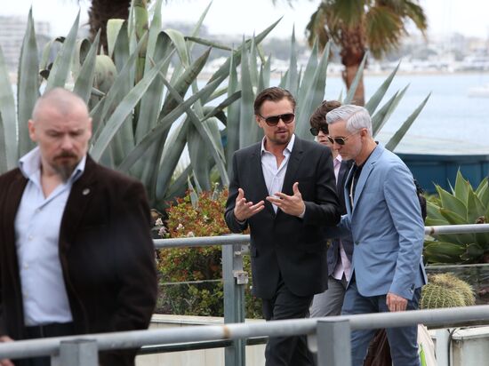 Photo call for actors in film The Great Gatsby in Cannes