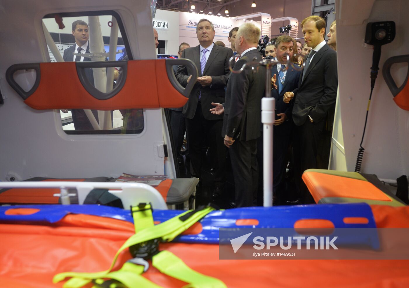 HeliRussia 2013, an exhibition of helicopter industry