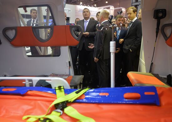 HeliRussia 2013, an exhibition of helicopter industry