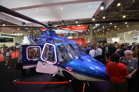 HeliRussia 2013, an exhibition of helicopter industry