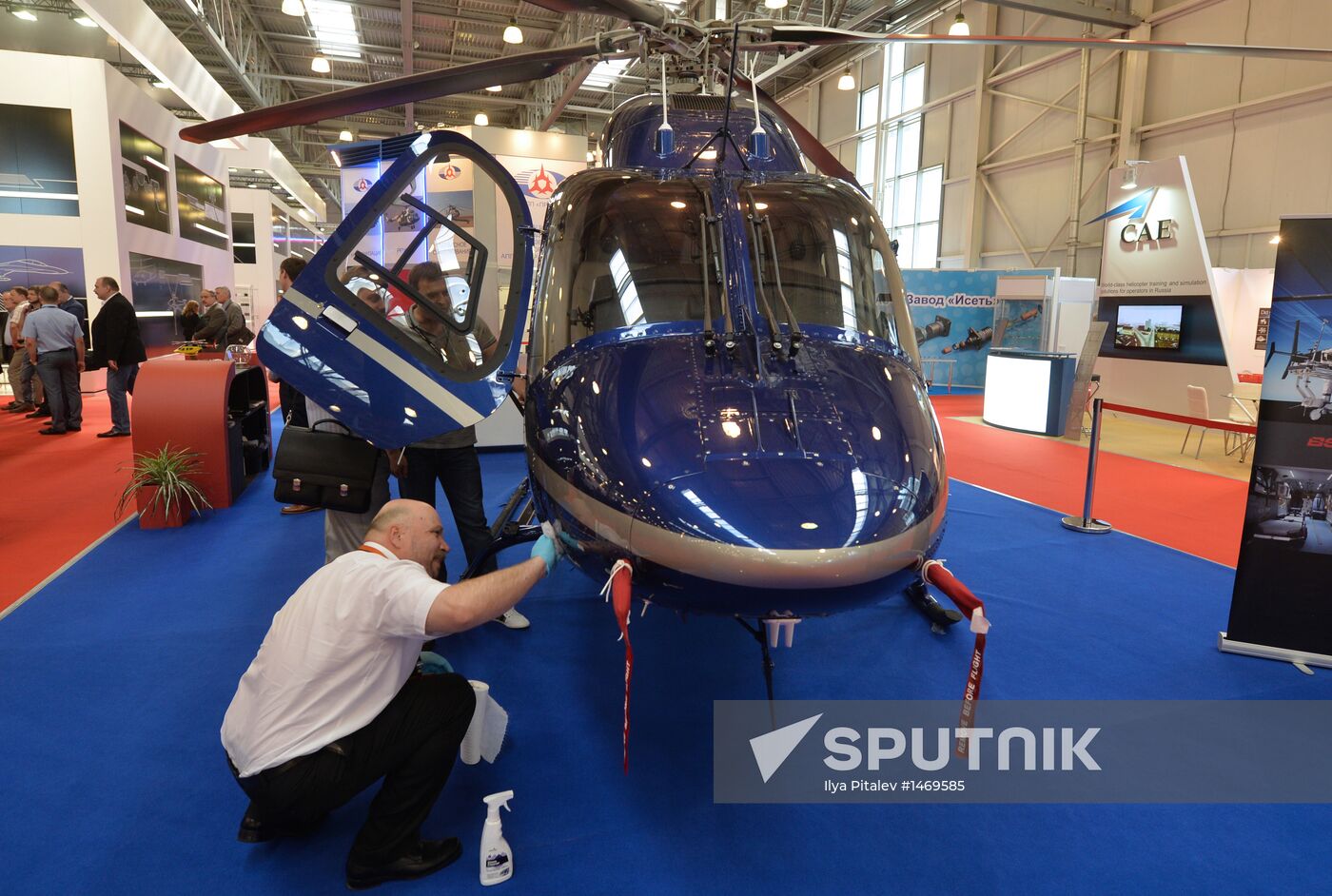 HeliRussia 2013, an exhibition of helicopter industry