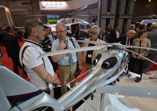 HeliRussia 2013, an exhibition of helicopter industry