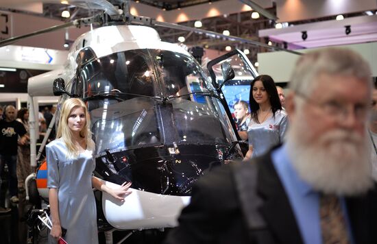 HeliRussia 2013, an exhibition of helicopter industry